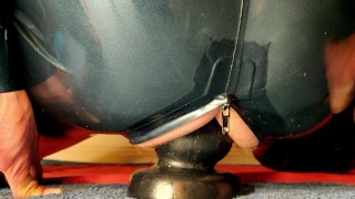 GIANT ANAL PLUG stretching my hole to the limit...