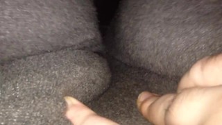 Teen play with hot cameltoe