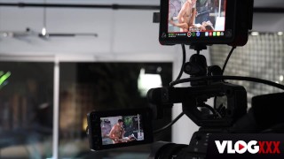 All Natural Petite Cecilia Lion Fucks Behind Scenes