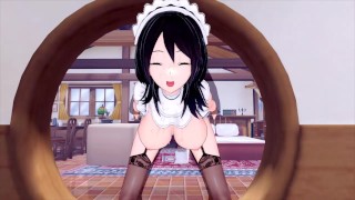 AMAGAMI MAID MAYA TAKAHASHI (3D HENTAI)