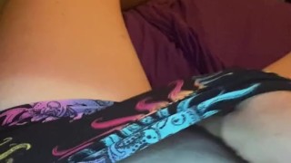 Faceless Milf Masturbates To Orgasm In Shorts