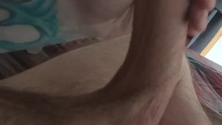 Wanking my big dick in Derby