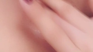 Creamy pink pussy