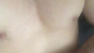 Flexing Hot Muscle Chest In Bed