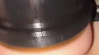 Virgin Tries Pocket Pussy For The First Time