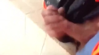 Wanking and shooting my thick cum