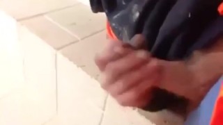 Wanking and shooting my thick cum