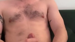 Jerking Off On The Couch