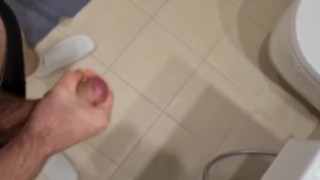 Horny big cock man jerk off