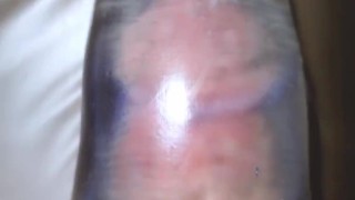 Cum Meter 20, Huge creampie, Transparent fleshlight, 透明オナホ、オナホール、中出し