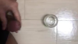 #1 セルフごっくんのためにザーメン貯めます！