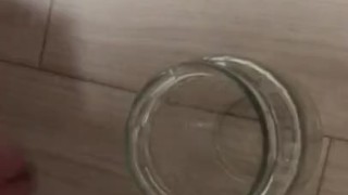 #1 セルフごっくんのためにザーメン貯めます！