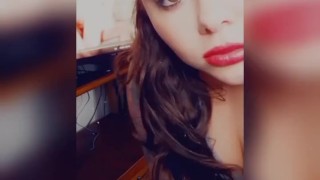 Pregnant and Horny Milf Watches and Fantasized of Gangbang - Cums Fast