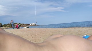 Real Amateur Wife Naked in Public Beach