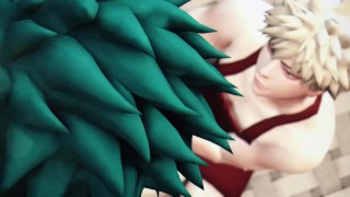 Hero's Breakfast - Izuku Midoriya x Katsuki Bakugo - My Hero Academia 3D Animation Parody