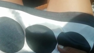 He's very busy but still playing with my pussy in the car - Angel Fowler 