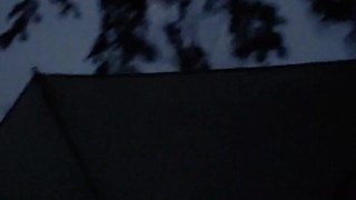 ASMR Rainy Evening Piss in the Woods (Headphones recomended)