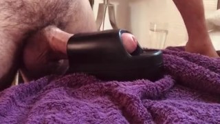 Solo male masturbation, arc wave draining me dry, air pleasure frenulum stimulation 