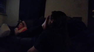 foot slave has an easy night(clip)