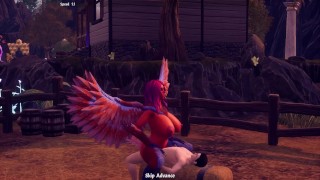 Breeders of the nephelym sexy big orange harpy girl All sex scenes Ep. 1