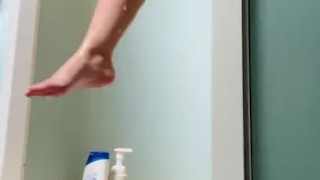 Shaving my legs for you. 
