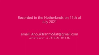 Anouk Tranny Slut - Unloading Anal Piss Load