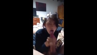 Meg Vicious festeja Argentina Campeon vs Brasil Y se llena la cara de leche - CAMPEON ARGENTINA