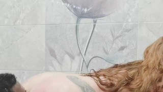Met a black guy on the street and gave him cum in my mouth