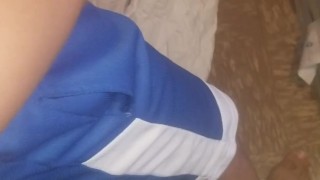 No nut; video was cut short due to storage ...I needs me a camera gal at this point lol