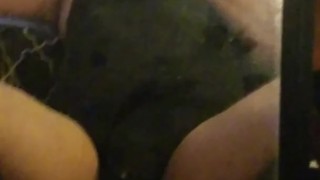 Anal riding, thong bodysuit, masterbation 