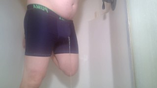 Almost didn't make it to the shower to pee myself