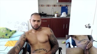 Crszy boner on a black dude while doing home office CHATURBATE INDIGODUDE
