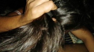 Cute brunette gives me a perfect blowjob - best blowjob you will see this month