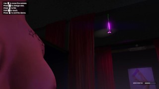 GTA 5 Stripper getting Lap Dance