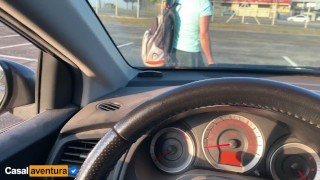 I asked for help and she fuck me in plublic! Real Amateur