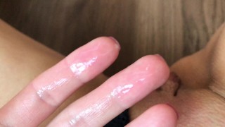 Dripping Wet Pussy - Dirty Panties With Slime and she Cum Hard - RitaMills