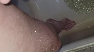Cumming in the shower 