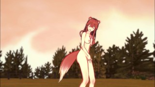 An awesome isekai adventure with Albedo and Raphtalia (3D Hentai) (Overlord) (Shield Hero)