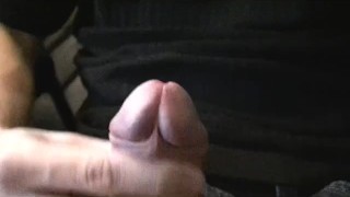 Masturbating My Cock to a Big Cum Shot at Home