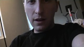 Masturbating My Cock to a Big Cum Shot at Home