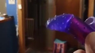 Pt1-Her birthday CLIT vibrator - so juicy