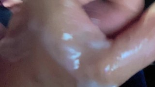 Risky Handjob on Public Bus - Cum on Hands + Post Cum Play!