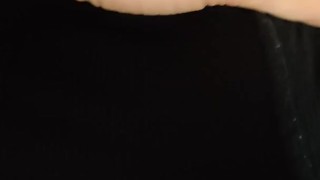 Quick cum wearing cock ring under boxer briefs