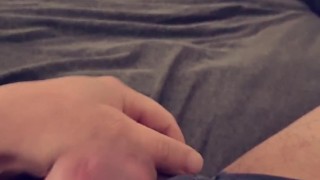 squeezing my big balls until i cum 