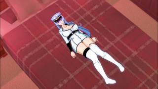 Esdeath at sexy stage (3D Ecchi) (Akame ga Kiru)