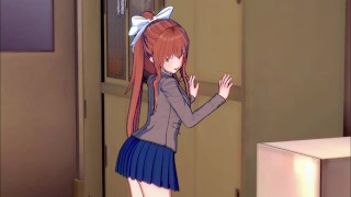 Monika is in SERIUS love with you (3D Ecchi) (Doki Doki Literature Club!)