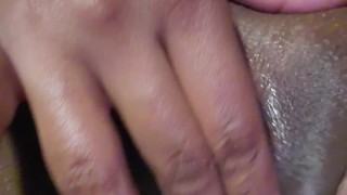 Ebony clit rub Part One