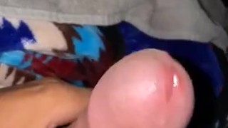 Stroking my cock