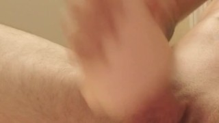 Pocket pussy and a vibrating butt plug orgasm