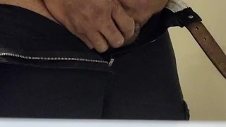 Stroking that dick